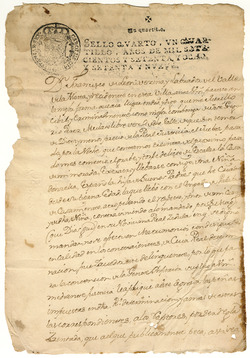 Letter describing elopement of mulatto man and Spanish woman