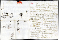 Letter from José Miguel Sánchez Navarro to Don Francisco Castellano at Monclova