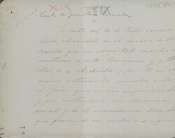 Letter regarding roads discovered by Diego González, a mestizo man.